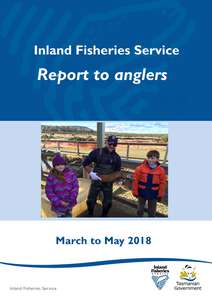 IFS quarterly report to anglers for March to May 2018 - cover page